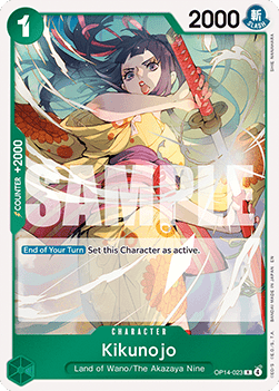 Kikunojo (OP14-023) - The Azure Sea's Seven (Rare) [OP14-023] Hauptbild
