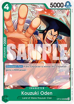 Kouzuki Oden (OP14-026) - The Azure Sea's Seven (Uncommon) [OP14-026] Immagine principale del prodotto