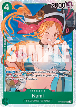 Nami (OP14-031) (V.1) - The Azure Sea's Seven (Super Rare) [OP14-031] Hauptbild
