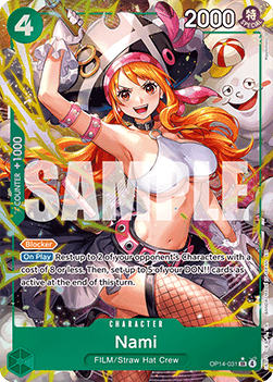 Nami (OP14-031) (V.2) - The Azure Sea's Seven (Alternate Art) [OP14-031] Main image