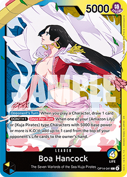 Boa Hancock (OP14-041) (V.1) - The Azure Sea's Seven (Leader) [OP14-041] Immagine principale del prodotto