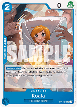 Koala (OP14-046) - The Azure Sea's Seven (Uncommon) [OP14-046] Hauptbild