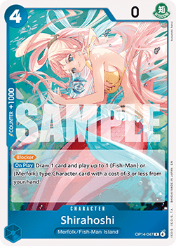 Shirahoshi (OP14-047) - The Azure Sea's Seven (Rare) [OP14-047] Immagine principale del prodotto