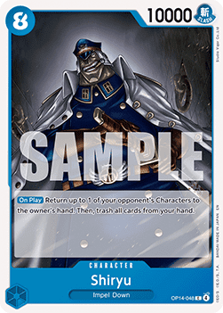 Shiryu (OP14-048) - The Azure Sea's Seven (Common) [OP14-048] Imagen principal del producto