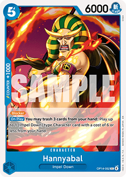 Hannyabal (OP14-052) - The Azure Sea's Seven (Common) [OP14-052] Main image