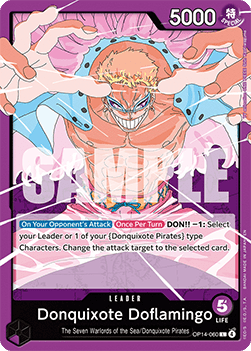 Donquixote Doflamingo (OP14-060) (V.1) - The Azure Sea's Seven (Leader) [OP14-060] Hauptbild