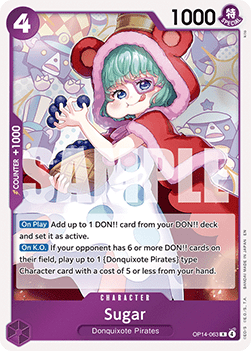Sugar (OP14-063) - The Azure Sea's Seven (Rare) [OP14-063] Hauptbild