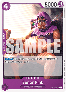 Senor Pink (OP14-065) - The Azure Sea's Seven (Common) [OP14-065] Imagen principal del producto