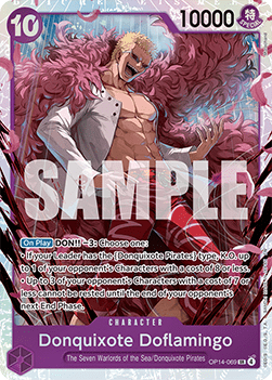 Donquixote Doflamingo (OP14-069) (V.1) - The Azure Sea's Seven (Super Rare) [OP14-069] Hauptbild