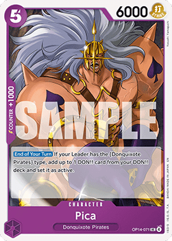 Pica (OP14-071) - The Azure Sea's Seven (Uncommon) [OP14-071] Imagen principal del producto