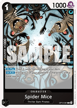 Spider Mice (OP14-081) - The Azure Sea's Seven (Common) [OP14-081] Immagine principale del prodotto