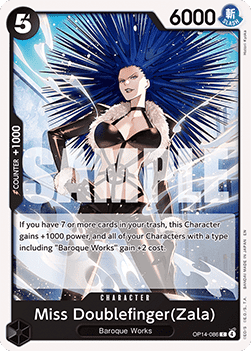 Miss Doublefinger(Zala) (OP14-086) - The Azure Sea's Seven (Common) [OP14-086] Immagine principale del prodotto