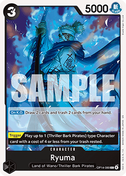 Ryuma (OP14-089) - The Azure Sea's Seven (Common) [OP14-089] Immagine principale del prodotto