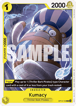 Kumacy (OP14-102) - The Azure Sea's Seven (Common) [OP14-102] Imagen principal del producto