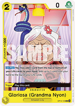 Gloriosa (Grandma Nyon) (OP14-103) - The Azure Sea's Seven (Common) [OP14-103] Main image