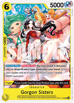 Gorgon Sisters (OP14-105) - The Azure Sea's Seven (Uncommon) [OP14-105] Immagine principale del prodotto