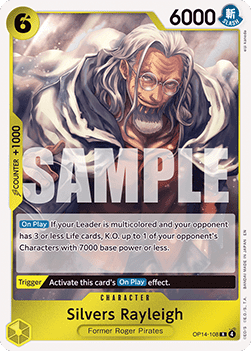 Silvers Rayleigh (OP14-108) - The Azure Sea's Seven (Rare) [OP14-108] Immagine principale del prodotto