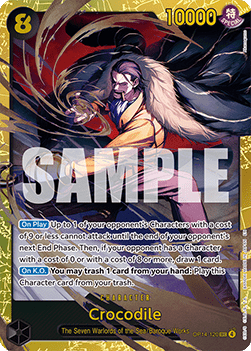 Crocodile (OP14-120) (V.1) - The Azure Sea's Seven (Secret Rare) [OP14-120] Hauptbild