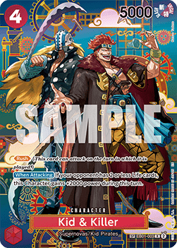 Kid & Killer (EB01-003) - The Azure Sea's Seven (Special Rare) [OP14-EB01-003] Hauptbild