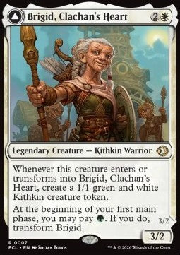 Brigid, Clachan's Heart // Brigid, Doun's Mind - Lorwyn Eclipsed (Rare) [ECL-7]