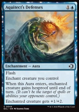 Aquitect's Defenses - Lorwyn Eclipsed (Common) [ECL-44] Imagen principal del producto