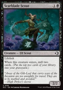 Scarblade Scout - Lorwyn Eclipsed (Common) [ECL-118] Imagen principal del producto
