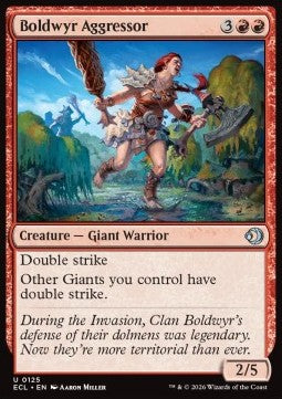 Boldwyr Aggressor - Lorwyn Eclipsed (Uncommon) [ECL-125] Imagen principal del producto