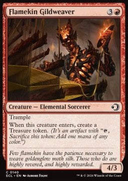 Flamekin Gildweaver - Lorwyn Eclipsed (Common) [ECL-140] Hover Image