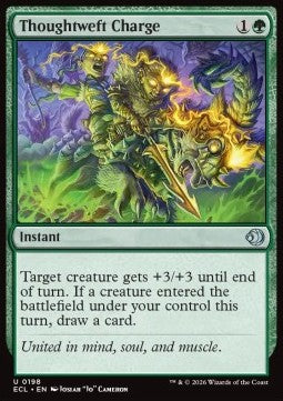 Thoughtweft Charge - Lorwyn Eclipsed (Uncommon) [ECL-198] Hover Image