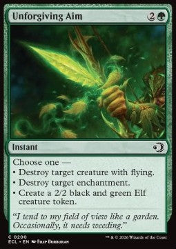 Unforgiving Aim - Lorwyn Eclipsed (Common) [ECL-200] Imagen principal del producto