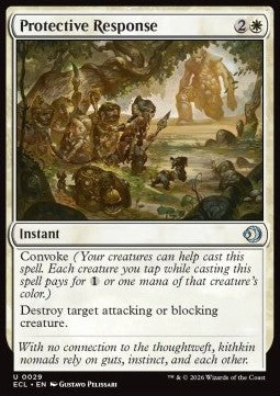 Protective Response - Lorwyn Eclipsed (Uncommon) [ECL-29] Hover Image