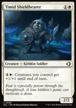 Timid Shieldbearer - Lorwyn Eclipsed (Common) [ECL-39] Imagen principal del producto