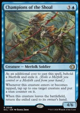 Champions of the Shoal - Lorwyn Eclipsed (Rare) [ECL-46] Hauptbild