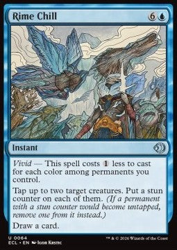 Rime Chill - Lorwyn Eclipsed (Uncommon) [ECL-64] Main image
