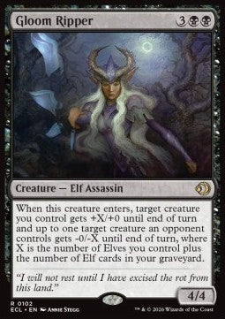 Gloom Ripper - Lorwyn Eclipsed (Rare) [ECL-102] Hover Image