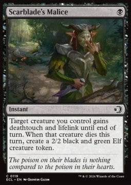 Scarblade's Malice - Lorwyn Eclipsed (Common) [ECL-119] Imagen principal del producto