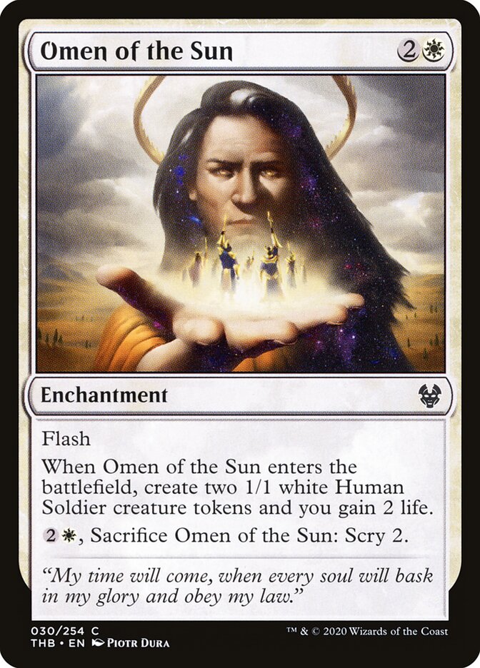 Omen of the Sun - Theros Beyond Death (Common) [THB-30]
