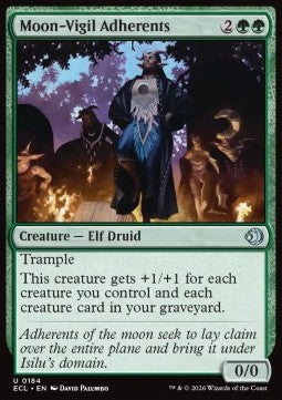 Moon-Vigil Adherents - Lorwyn Eclipsed (Uncommon) [ECL-184] Immagine principale del prodotto