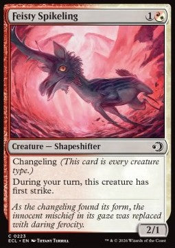 Feisty Spikeling - Lorwyn Eclipsed (Common) [ECL-223]