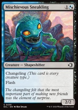 Mischievous Sneakling - Lorwyn Eclipsed (Common) [ECL-235] Immagine principale del prodotto