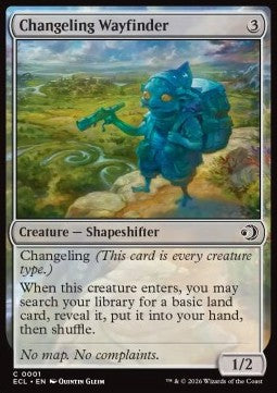 Changeling Wayfinder - Lorwyn Eclipsed (Common) [ECL-1]