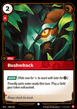 Bushwhack - Spiritforged (Common) [SFD-004] Imagen principal del producto