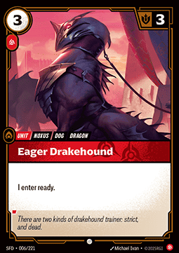 Eager Drakehound - Spiritforged (Common) [SFD-006] Imagen principal del producto