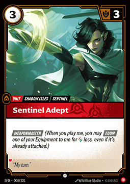 Sentinel Adept - Spiritforged (Common) [SFD-008] Image principale du produit
