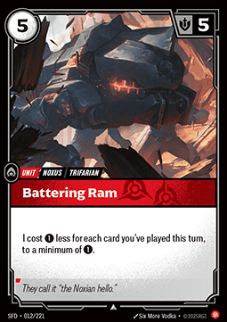 Battering Ram - Spiritforged (Uncommon) [SFD-012] Image principale du produit