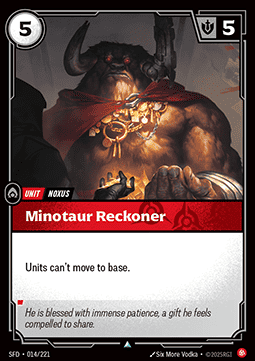 Minotaur Reckoner - Spiritforged (Uncommon) [SFD-014] Image principale du produit