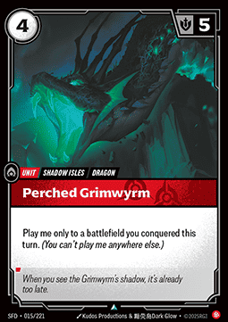 Perched Grimwyrm - Spiritforged (Uncommon) [SFD-015] Image principale du produit