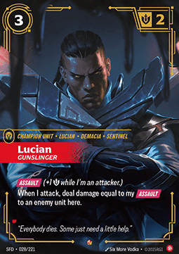 Lucian, Gunslinger (V.1 - Epic) - Spiritforged (Epic) [SFD-028] Immagine principale del prodotto