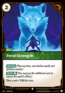 Feral Strength - Spiritforged (Common) [SFD-034] Hauptbild
