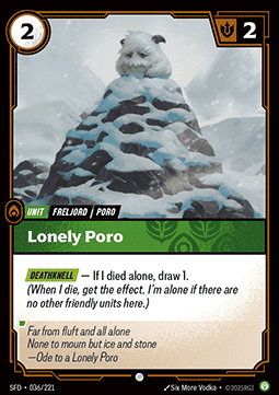 Lonely Poro - Spiritforged (Common) [SFD-036] Hauptbild